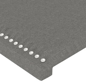 vidaXL Κεφαλάρια Σκ. Γκρι 180x5x78/88 εκ. Ύφασμα