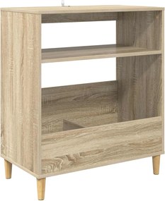 vidaXL Βάση πικάπ Sonoma Δρυς 71 x 39,5 x 83 εκ. Επεξεργασμένο Ξύλο