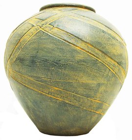 Πήλινο Βάζο-Πυθάρι C 7181 Green Υ.38cm  Π.40cm  Β.40cm Clay
