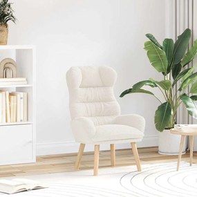 vidaXL Χαλαρωτική Πολυθρόνα Κρεμ 69 x 74 x 93 εκ. ύφασμα