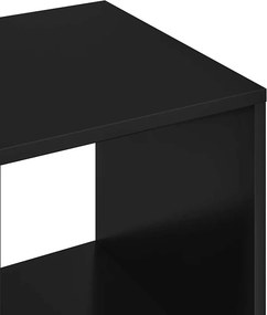 vidaXL Ντουλάπα Μαύρη 80 x 40 x 110 εκ. από Επεξ. Ξύλο