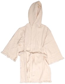 Ρόμπα Μουσελίνα Γυναικεία Anna Riska Adelina Ivory Εκρού SMALL/MEDIUM