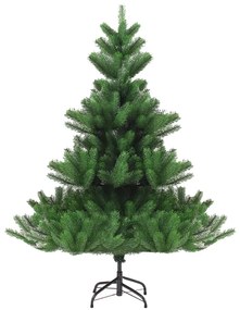 vidaXL Χριστουγ. Δέντρο Έλατο Nordmann LED/Μπάλες Πράσινο 120 εκ.