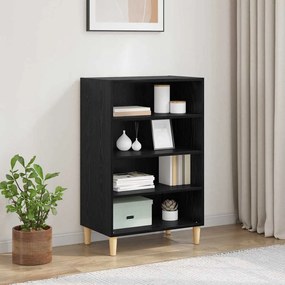 vidaXL Πλαϊνό γραφείο Μαύρη δρυς 57 x 35 x 89.5 εκ. Επεξεργασμένο ξύλο
