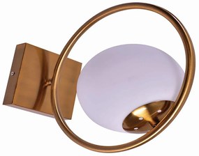 Φωτιστικό Τοίχου - Απλίκα 77-3531 SE 134-31A Athen Brass Homelighting Metal, Glass