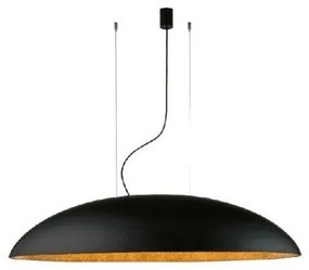 Κρεμαστό Φωτιστικό Οροφής Ατσάλι Canoe H250 Φ117 Nowodvorski-7926-Μαύρο-Χρυσό 7926