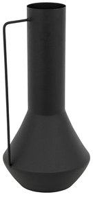 Βάζο Genmary pakoworld μεταλλικό σε μαύρη απόχρωση Φ17x34.5εκ