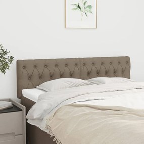 vidaXL Κεφαλάρια Taupe144x7x78/88 εκ. Ύφασμα