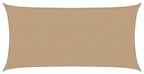 vidaXL Πανί Σκίασης Taupe 2,5 x 4,5 μ. από HDPE 160 γρ./μ²