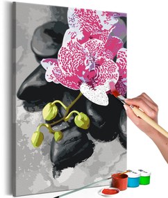 Πίνακας για να τον ζωγραφίζεις - Pink Orchid  40x60