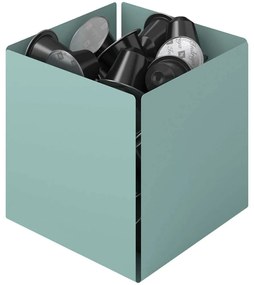 Βάση Για Κάψουλες 116-913 13x13x13cm Matt Turquoise Pam&amp;Co Stainless Steel