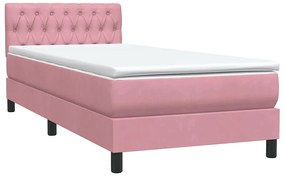 ΚΡΕΒΑΤΙ BOXSPRING ΜΕ ΣΤΡΩΜΑ ΡΟΖ 80X220 ΕΚ. ΒΕΛΟΥΔΙΝΟ 3316526