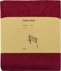 vidaXL Ύφασμα Τραπέζης Κόκκινο 140 x 220 cm Ορθογώνιος