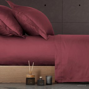 Σεντόνι King Size Επίπεδο (280x270) Nef-Nef Homeware Elements Μπορντώ