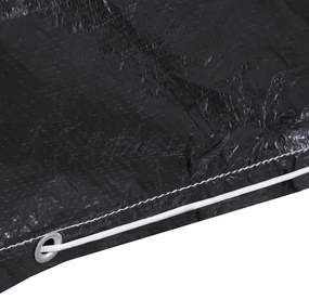 vidaXL Καλύμματα Επίπλων Κήπου 2 τεμ. με 12 Κρίκους 325 x 205 x 70 εκ.