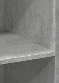 vidaXL Ντουλάπι Γκρι Σκυροδέματος 70x41x185 εκ. Επεξεργασμένο Ξύλο