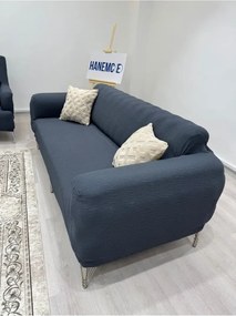 Stewehome Σετ καλύμματα καναπέ από πολυεστέρα και βαμβάκι με ριγέ σχέδιο 180x230 cm