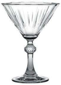Ποτήρι Μαρτίνι Γυάλινο Διάφανο Diamond ESPIEL 238ml SP440099G6