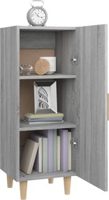 vidaXL Ντουλάπι Γκρι Sonoma 34,5x34x90 εκ. από Επεξεργασμένο Ξύλο