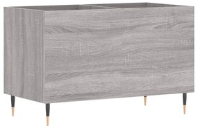 vidaXL Δισκοθήκη Γκρι Sonoma 74,5 x 38 x 48 εκ. από Επεξεργασμένο Ξύλο