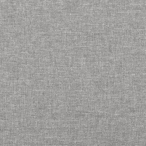 Πλαίσιο Κρεβατιού με Κεφαλάρι Αν. Γκρι 160x200 εκ. Υφασμάτινο - Γκρι