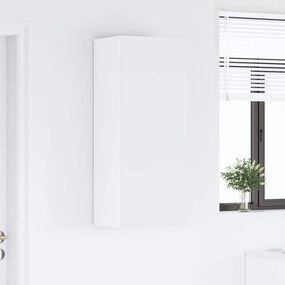 vidaXL Κρεμαστό ντουλάπι Λευκό 40 x 31 x 100 εκ. Επεξεργασμένο ξύλο