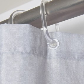 Κουρτίνα Μπάνιου (240x180) Με Κρίκους Das Home Bath 0805 Grey
