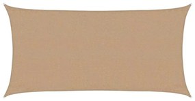vidaXL Πανί Σκίασης Taupe 3 x 6 μ. από HDPE 160 γρ./μ²