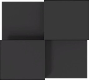 vidaXL Τραπεζάκια Σαλονιού 2 τεμ. Γκρι από Επεξεργασμένο Ξύλο