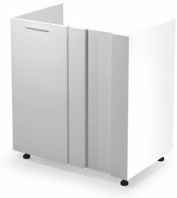 VENTO DK-80/82 corner sink cabinet, color: white DIOMMI V-UA-VENTO-DKN-100/82-BIAŁY