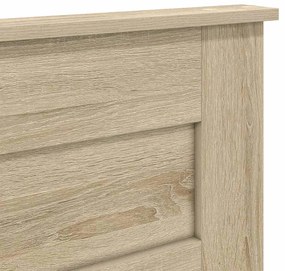 vidaXL Κεφαλάρι Δρύς Sonoma 140 cm Επεξεργασμένο ξύλο