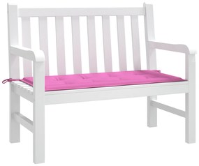 vidaXL Μαξιλάρι Κήπου Ροζ 120x50x4 εκ Υφάσμα Oxford