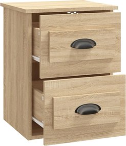 vidaXL Κομοδίνο Επιτοίχιο Sonoma Δρυς 41,5x36x53 εκ.