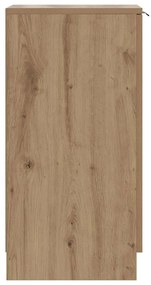 vidaXL Παπουτσοθήκη Χρώμα Αρτισιανή Δρυς 29,5x35x70 εκ. Επεξ. Ξύλο