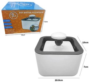 Αυτόματος διανομέας νερού/Συντριβάνι - Pet Water Fountain 2.5lt