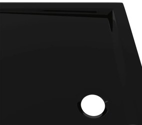vidaXL Βάση Ντουζιέρας Ορθογώνια Μαύρη 80 x 100 εκ. από ABS