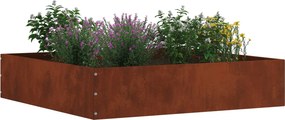 vidaXL Περίγραμμα γκαζόν 6 pcs Σκ rusty 60 x 60 x 13 εκ