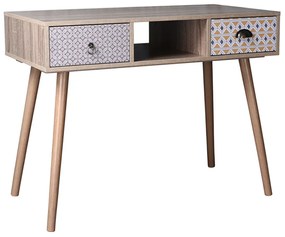 Liberta MUSTARD ΓΡΑΦΕΙΟ 2ΣΥΡΤΑΡΙΑ SONOMA ΜΕ PATTERN 100x50xH78cm 100x50xH78cm 24-0580