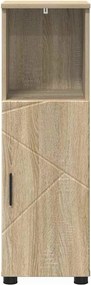 vidaXL Ντουλάπι Μπάνιου με αποθήκευση Δρύς Sonoma 30 x 35 x 95 εκ