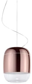 Κρεμαστό Φωτιστικό Οροφής LED 4,2W Dimmable Triac Φυσητό Γυαλί Βάση 4cm Gong Mini S1 Prandina-1A63002113099-Ροζ 1A63002113099