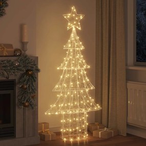 vidaXL Χριστουγεννιάτικο Δέντρο 240 LED Θερμό λευκό 150 cm Ακρυλικό