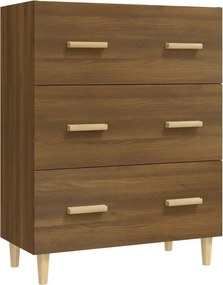 vidaXL Ντουλάπι Καφέ Δρυς 70 x 34 x 90 εκ. από Επεξεργασμένο Ξύλο