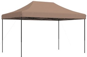 vidaXL Τέντα Εκδηλώσεων Πτυσσόμενη Pop-Up Καφέ 440x292x315 εκ.