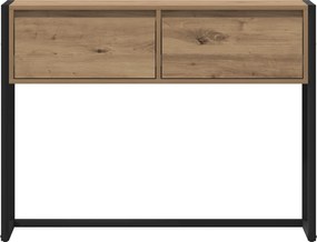 vidaXL End Table Καρυδιά Χειροποίητης Εργασίας 100 x 36 x 75 εκ.