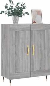 vidaXL Ντουλάπι Γκρι Sonoma 69,5 x 34 x 90 εκ. από Επεξεργασμένο Ξύλο