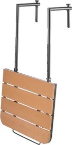 VEVOR Balcony Hanging Table 25 x 24 in Patio Railing Bar Table Adjusable