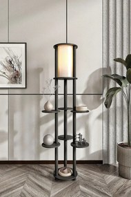 Επιδαπέδιο Φωτιστικό με 6 Ράφια 50x50x140 cm