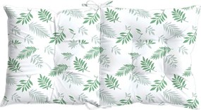 vidaXL Μαξιλάρι Εξωτερικού Χώρου 6 pcs Λευκό 100 x 50 x 7 cm Ύφασμα