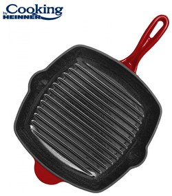 Heinner HR-KN-G26 Γκριλιέρα από Μαντέμι 26.5X4.5 CM, RED LINE