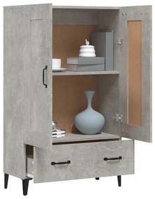 vidaXL Ντουλάπι Γκρι Σκυροδέματος 70x31x115 εκ. από Επεξεργασμένο Ξύλο